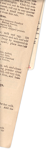 Julia Usher baking in her home kitchen